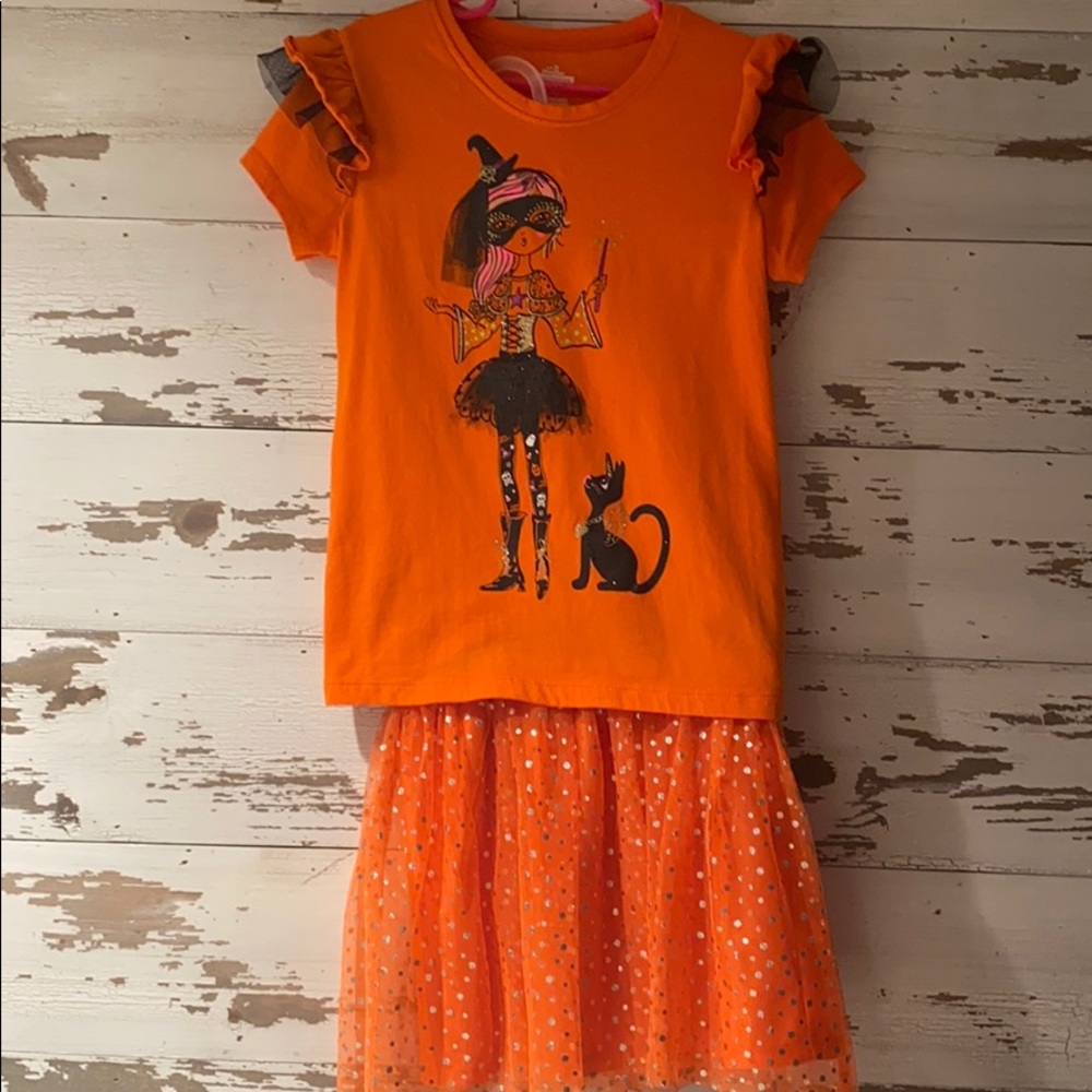 Matching Halloween Tutu and T-shirt